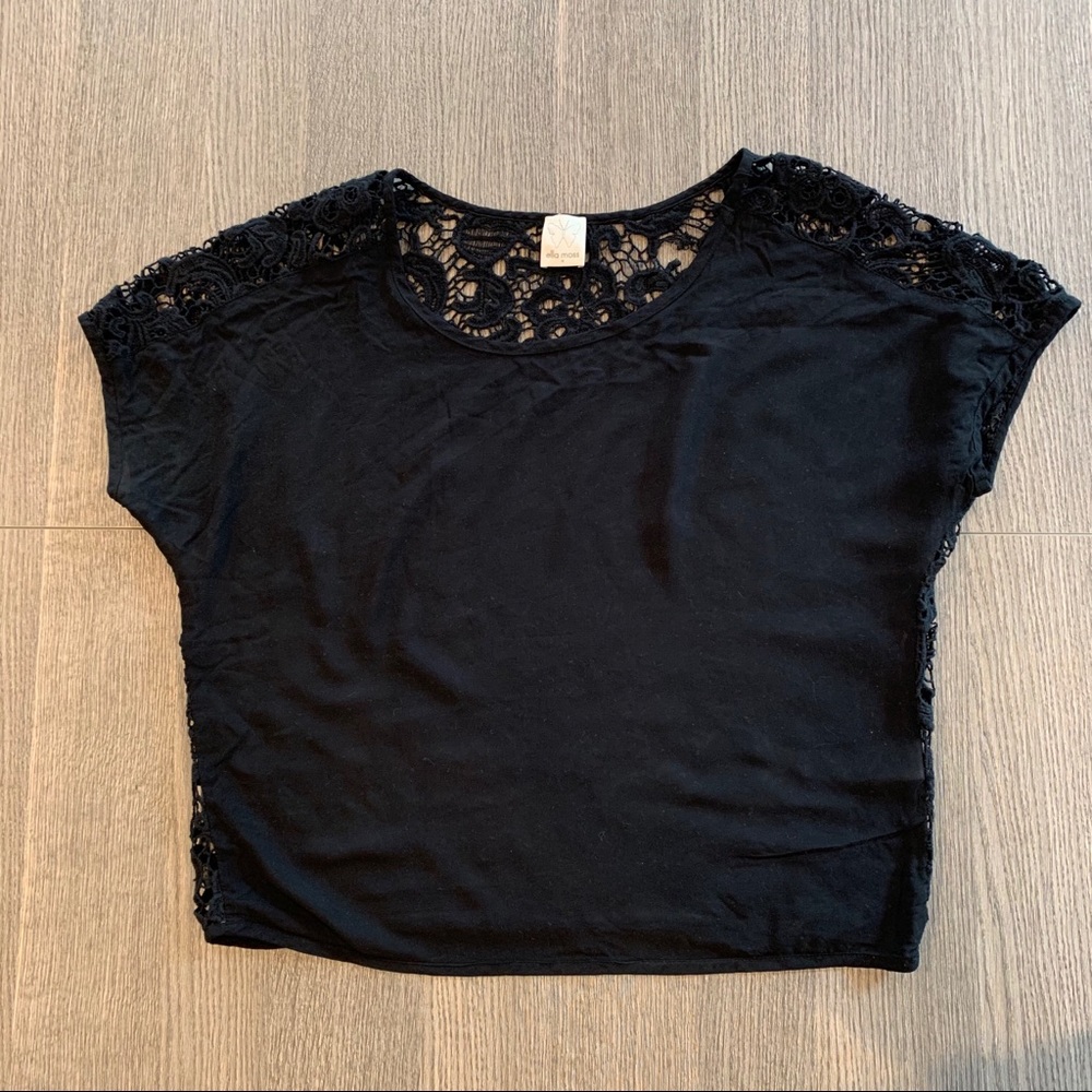 Ella Moss Top with Lace Back